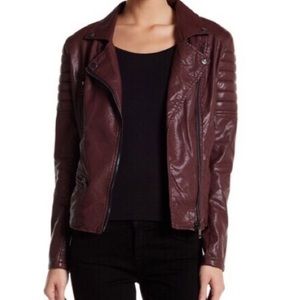 Blank NYC | Frankenstorm Oxblood Moto Jacket NWT